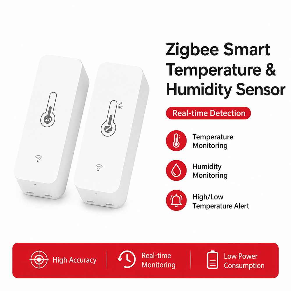 Smart Home Yandex - Датчик температуры и влажности Zigbee, умный