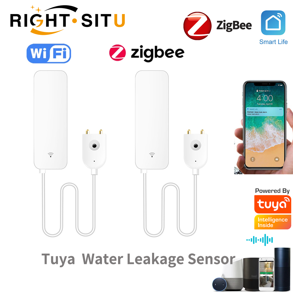 Smart Home Network - Датчик утечки воды Tuya Wi-Fi, детектор