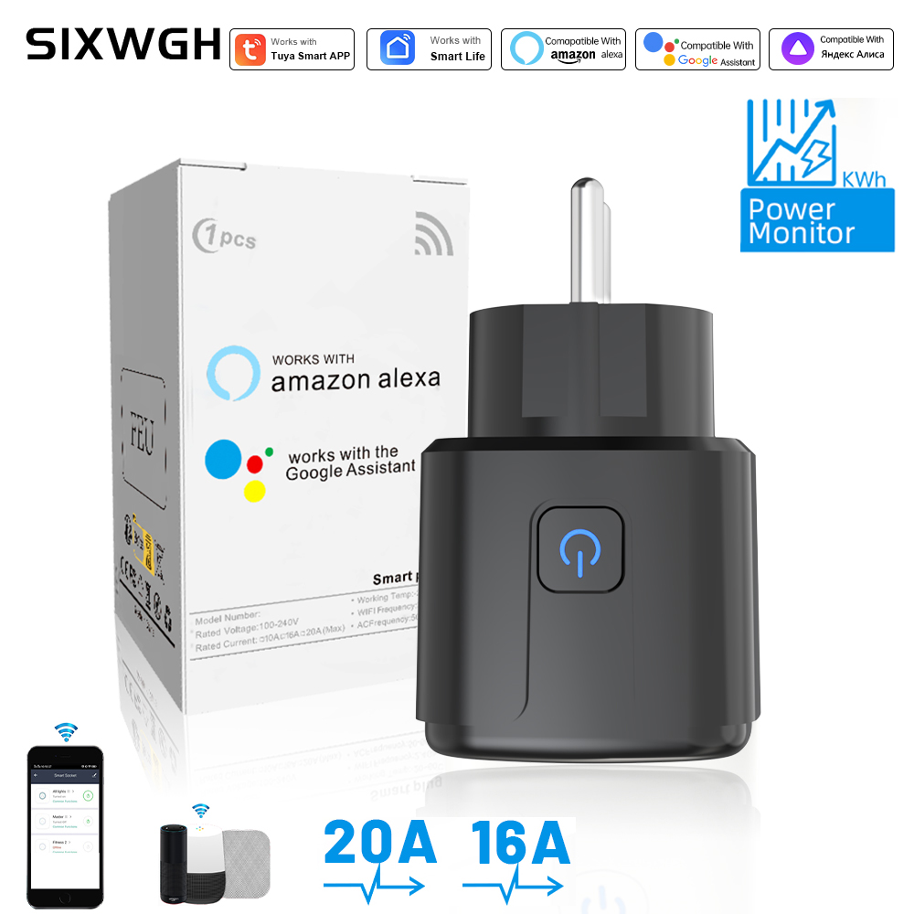 Smart Home Networking - Умная розетка Tuya с Wi-Fi, дистанционным