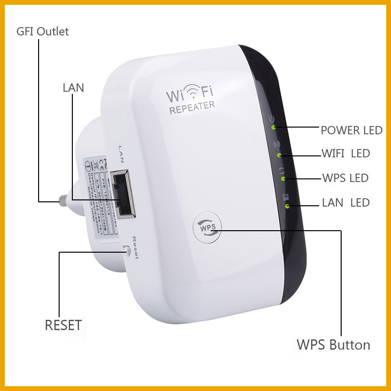Smart Home Network - НОВЫЙ Усилитель Wi-Fi 300 Мбит/с, удаленный