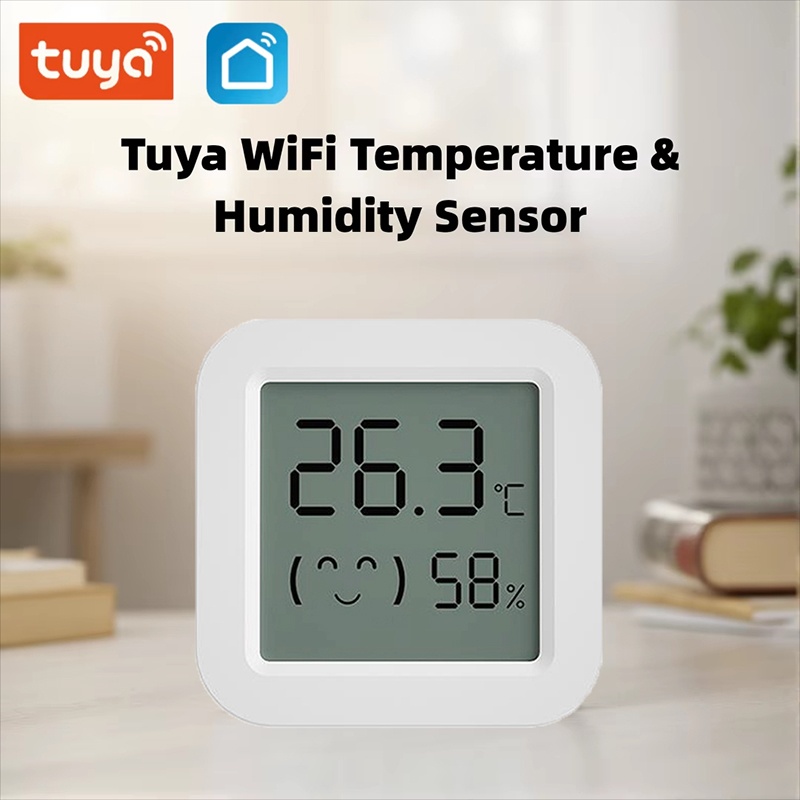 Smart Home Yandex - Мини-датчик температуры и влажности Zigbee 3.0,