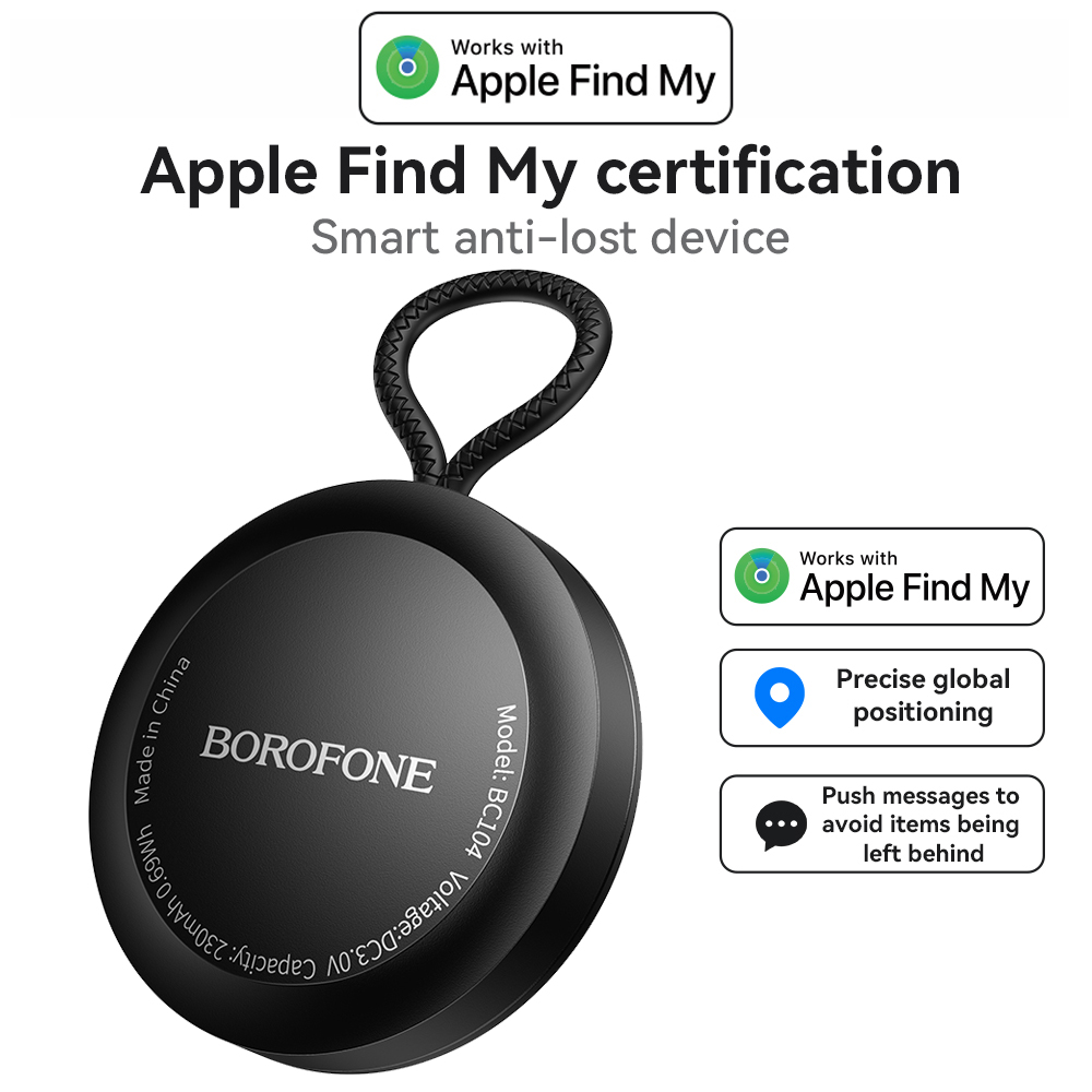Smart Home Hub Matter - BOROFONE BC104 Bluetooth-трекер AirTag, совместимый с