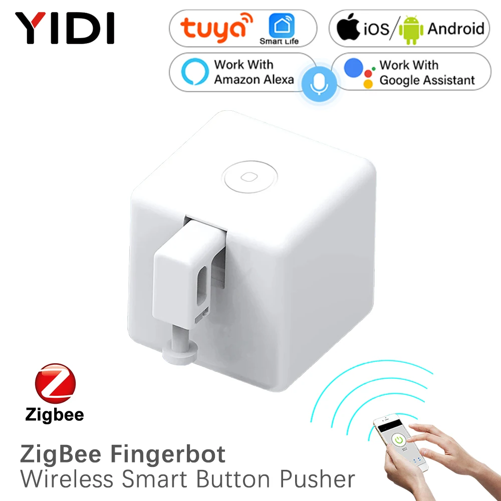 Умный ZigBee Fingerbot, беспро – обзор и цена Smart Home Elements