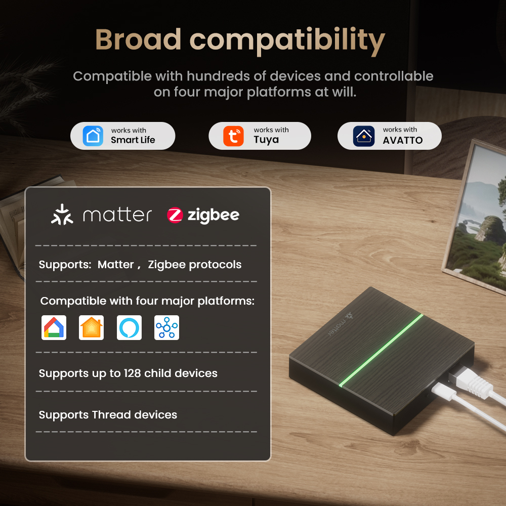 AVATTO Matter Smart Wired Gate – обзор и цена Smart Home Hub Matter
