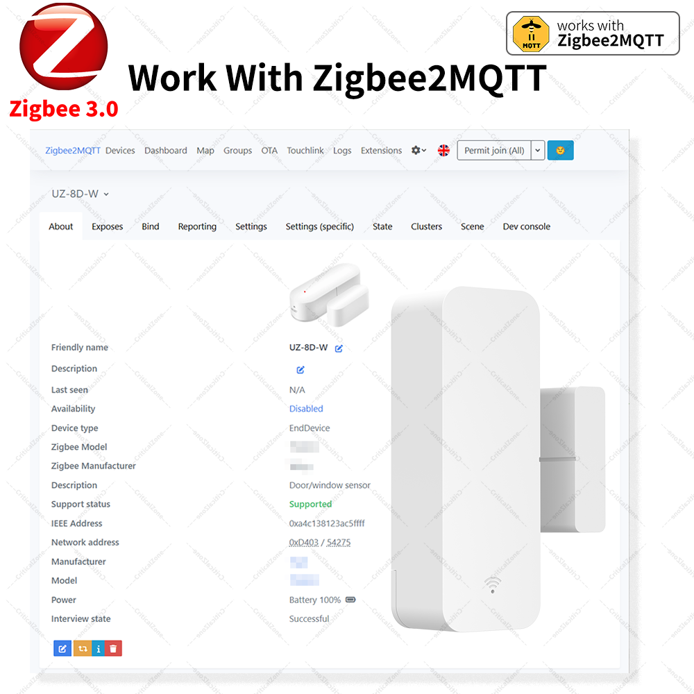 Датчик открытия двери/окна Zig – обзор и цена Smart Home Yandex