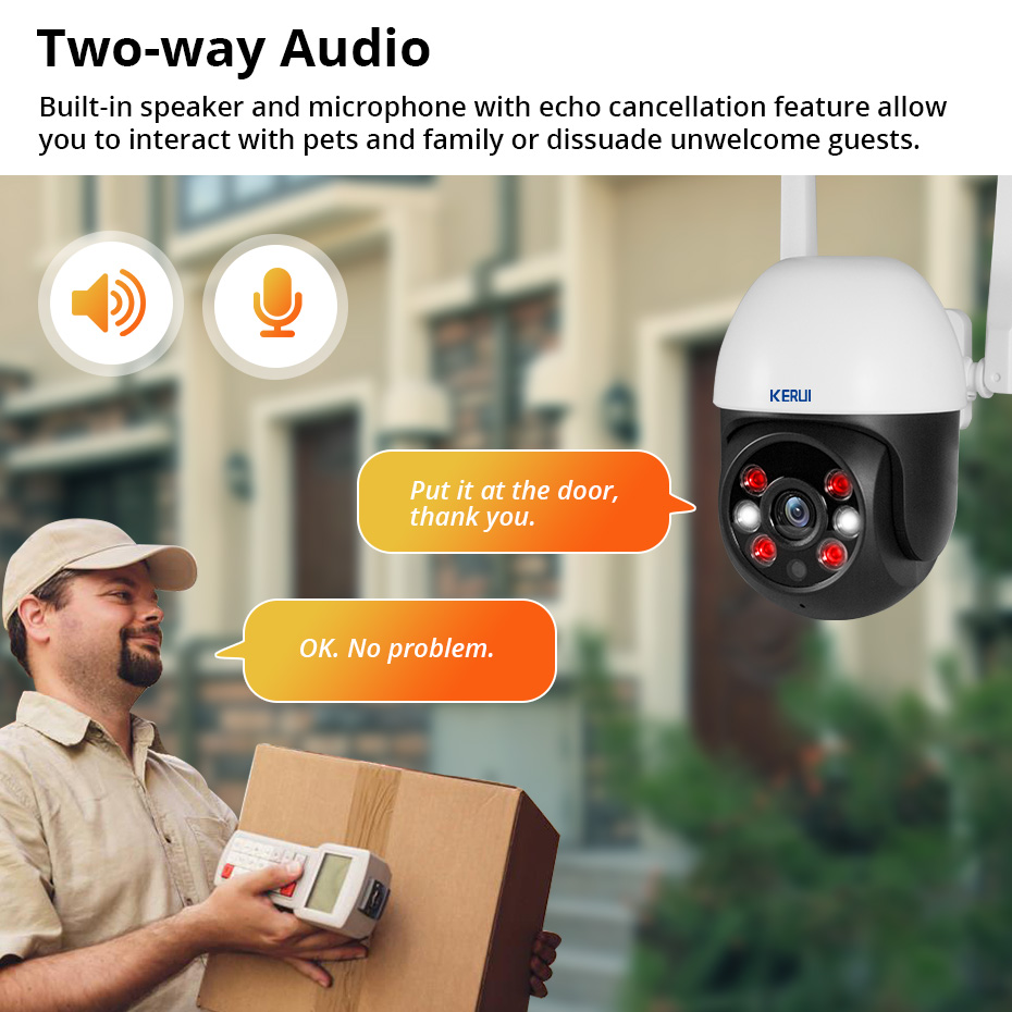IP-камера KERUI 5MP с поддержк – обзор и цена Smart Home Os