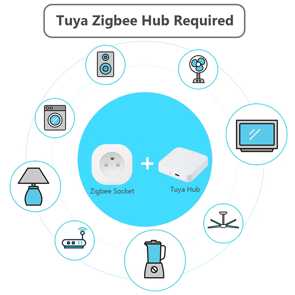 Умная розетка BORUIDAPLS Tuya  – обзор и цена Smart Home Elements