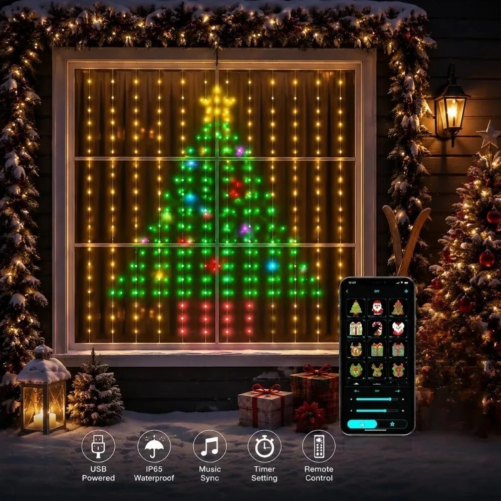 Светодиодные пиксельные занаве – обзор и цена Smart Home Controller