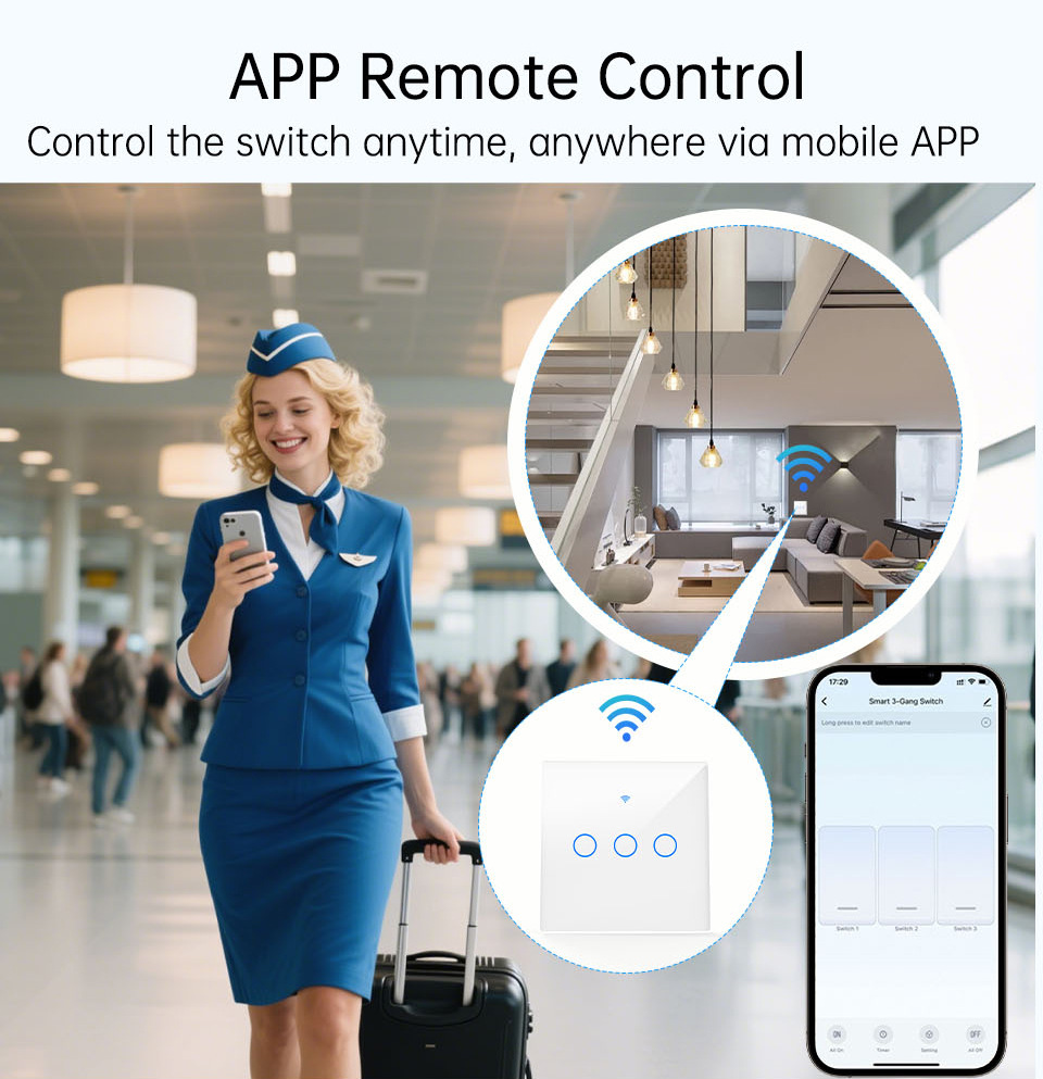 Умный сенсорный настенный выкл – обзор и цена Smart Home Switch