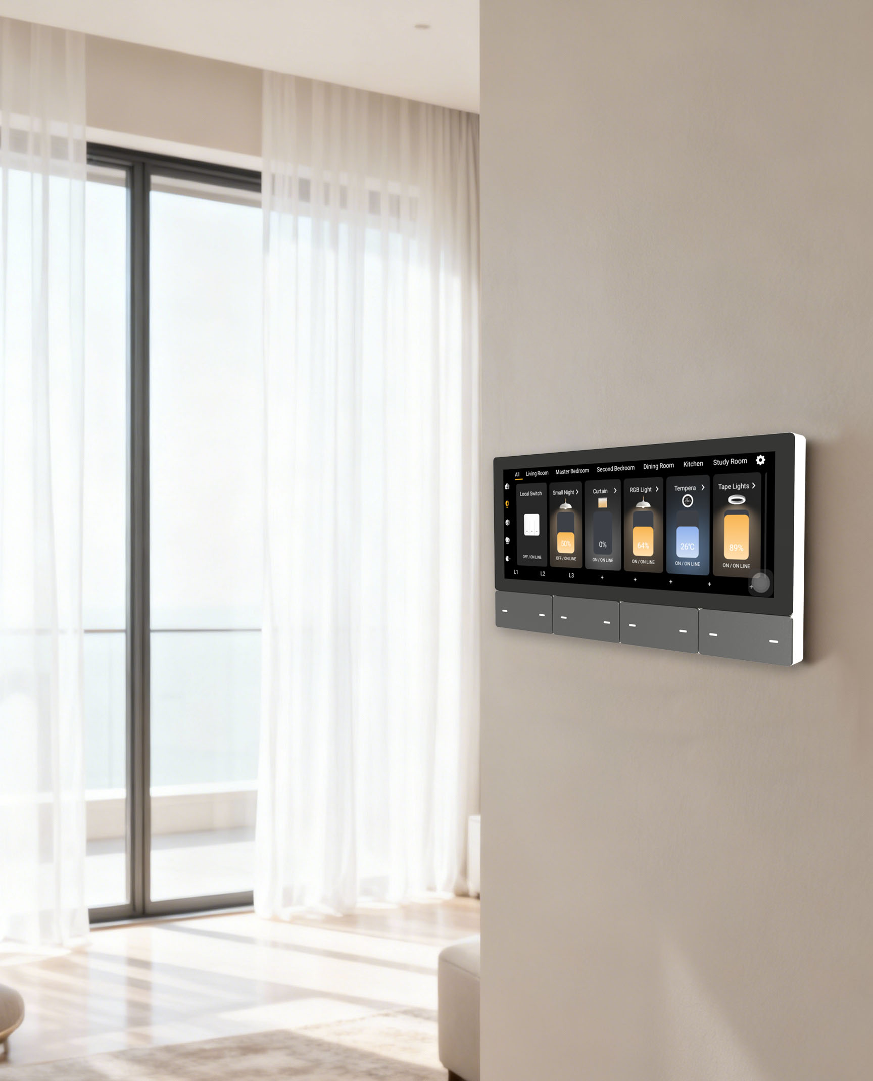 F5 Tuya UK: Сенсорный музыкаль – обзор и цена Smart Home Controller