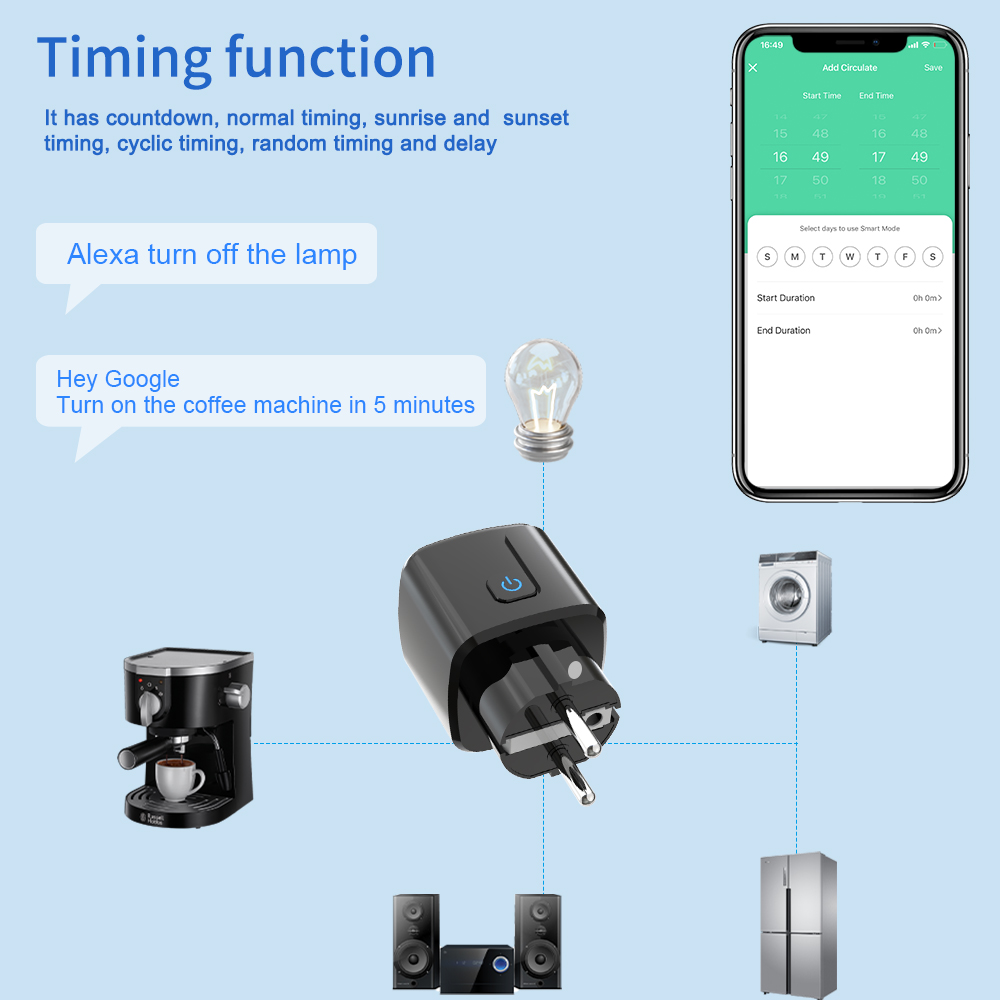 Умная розетка Tuya с Wi-Fi, ди – обзор и цена Smart Home Networking