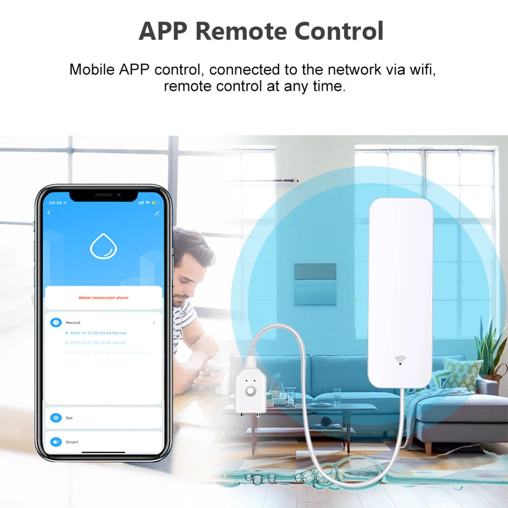 Датчик воды Tuya Wi-Fi Zigbee, – обзор и цена Smart Home Network