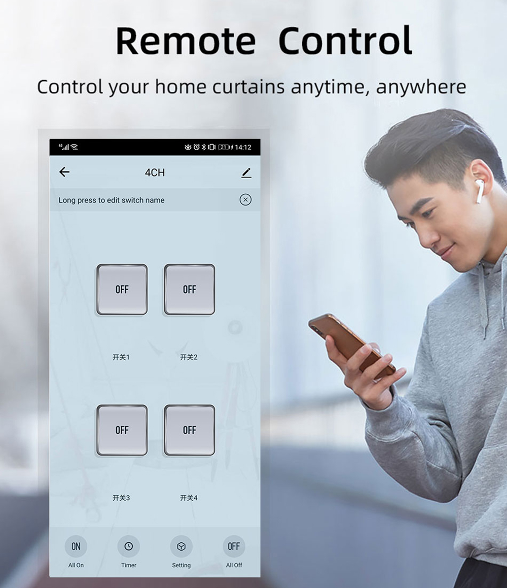 Модуль реле Tuya 4CH Zigbee, U – обзор и цена Smart Home Switch