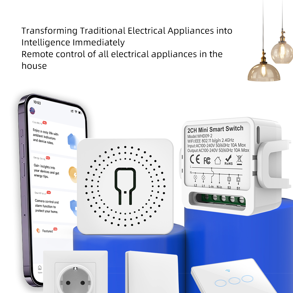 Двухканальный умный выключател – обзор и цена Smart Home Switch