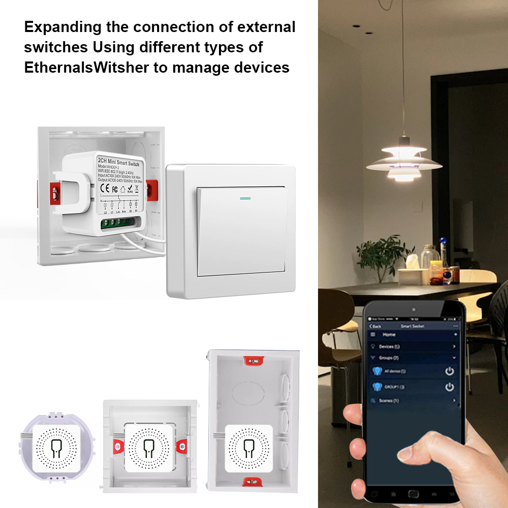 Двухканальный умный выключател – обзор и цена Smart Home Switch