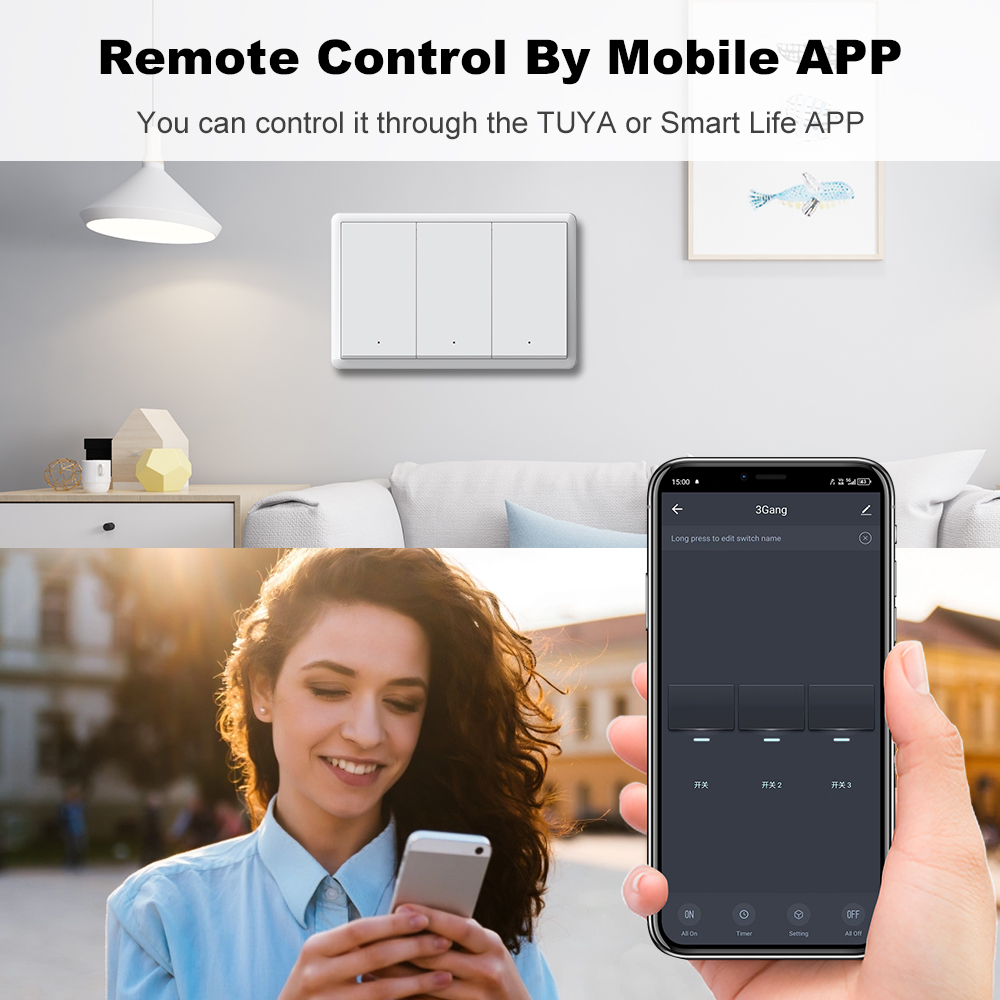 Умный выключатель MANHOT ZigBe – обзор и цена Smart Home Switch
