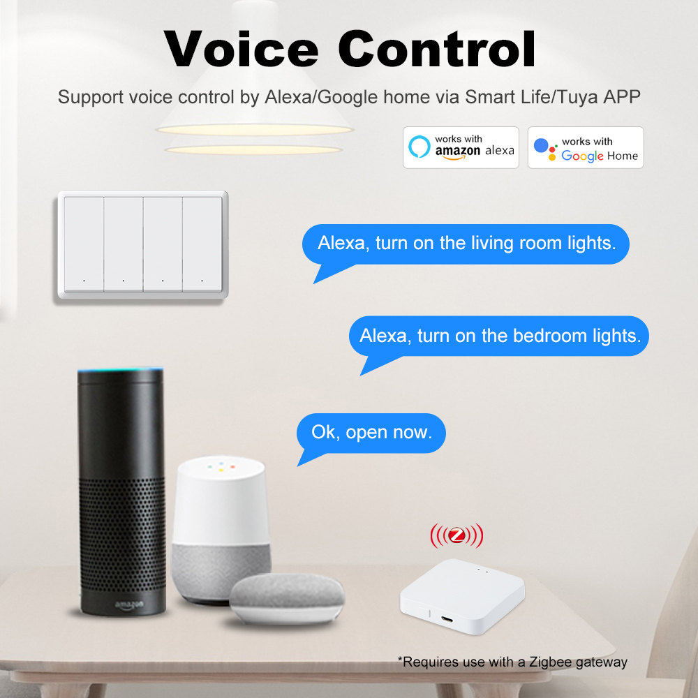 Умный выключатель MANHOT ZigBe – обзор и цена Smart Home Switch