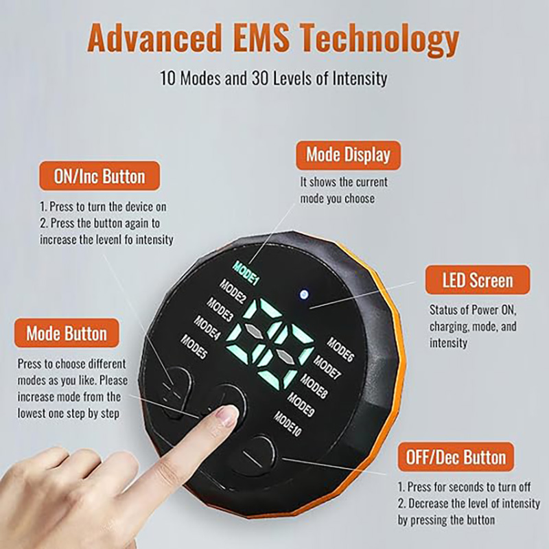 USB-заряжаемый EMS-тренажер дл – обзор и цена Smart Home Gym